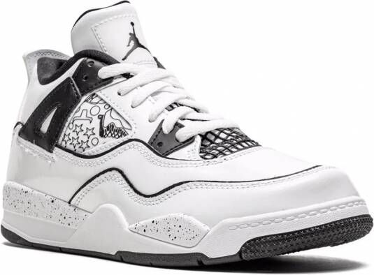 Jordan Kids Air Jordan 4 Retro sneakers Wit