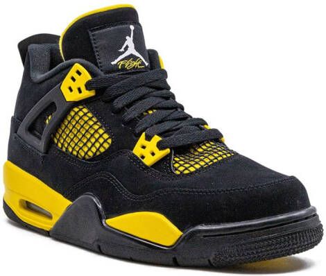 Jordan Kids "Air Jordan 4 Thunder sneakers" Zwart
