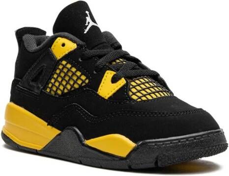Jordan Kids "Air Jordan 4 Thunder sneakers" Zwart