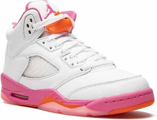 Jordan Kids Air Jordan 5 Retro high-top sneakers Wit