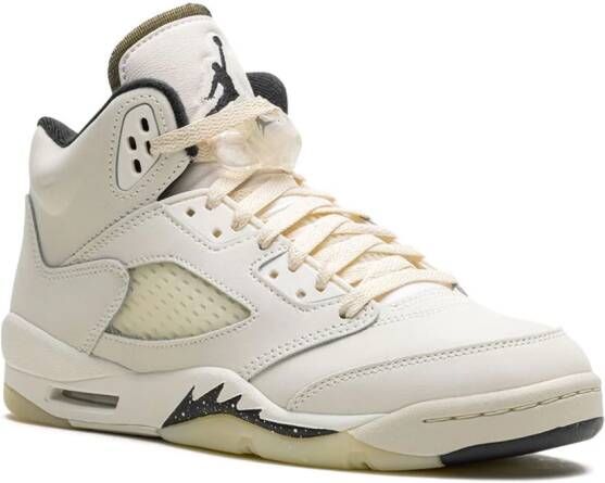 Jordan Kids Air Jordan 5 "Sail" sneakers Wit