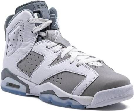 Jordan Kids "Air Jordan 6 Mid BG Cool Grey sneakers" Wit