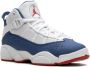 Jordan Kids "Air Jordan 6 Rings True Blue sneakers" Wit - Thumbnail 1