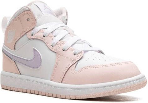 Jordan Kids Jordan 1 Mid "Pink Wash" sneakers Roze