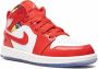 Jordan Kids Jordan 1 Mid SE sneakers Rood - Thumbnail 1