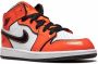 Jordan Kids Jordan 1 Mid sneakers Oranje - Thumbnail 1