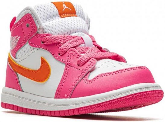 Jordan Kids Jordan 1 Mid sneakers Roze