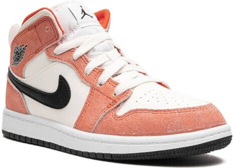 Jordan Kids Jordan 1 Mid sneakers Wit