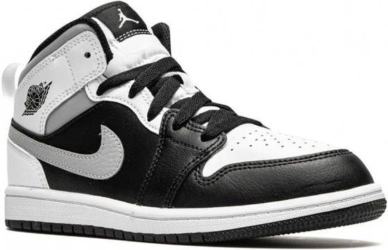 Jordan Kids Jordan 1 mid-top sneakers Zwart