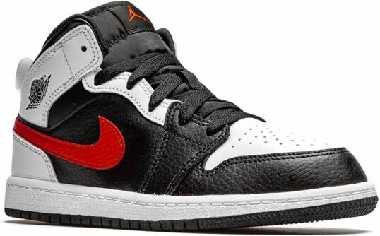 Jordan Kids Jordan 1 mid-top sneakers Zwart