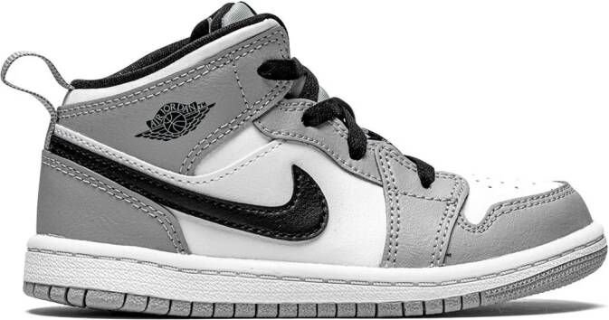 Jordan Kids Jordan 1 mid-top TD sneakers Grijs