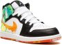 Jordan Kids "Jordan 1 SE Wavy sneakers" Wit - Thumbnail 1