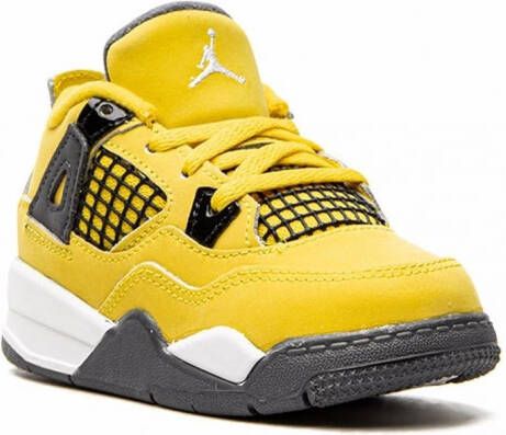 Jordan Kids Jordan 4 low-top sneakers Geel