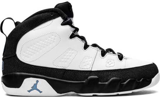 Jordan Kids "Jordan 9 Retro University Blue sneakers" Wit