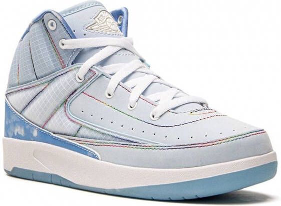 Jordan Kids x J Balvin Air Jordan 2 sneakers Blauw