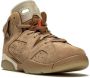 Jordan Kids "x Travis Scott Air Jordan 6 Retro British Khaki sneakers" Bruin - Thumbnail 1