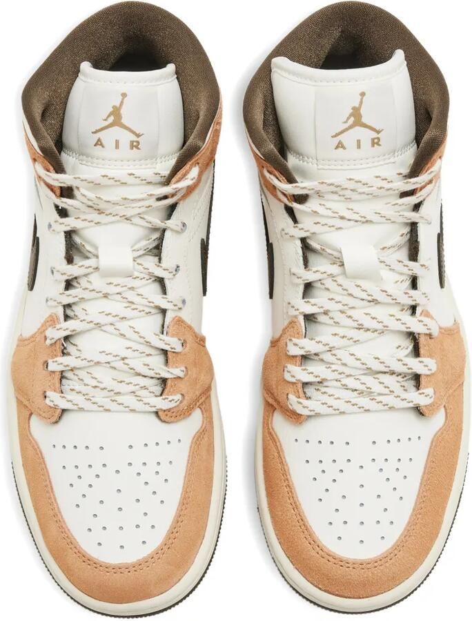 Nike Dunk Low Retro Premium ribfluwelen sneakers met logo Bruin - Foto 8