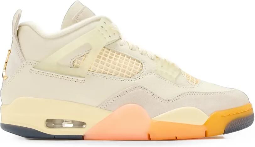 Nike Air Jordan 4 Retro 'Birds of Paradise' sneakers met vlakken Beige