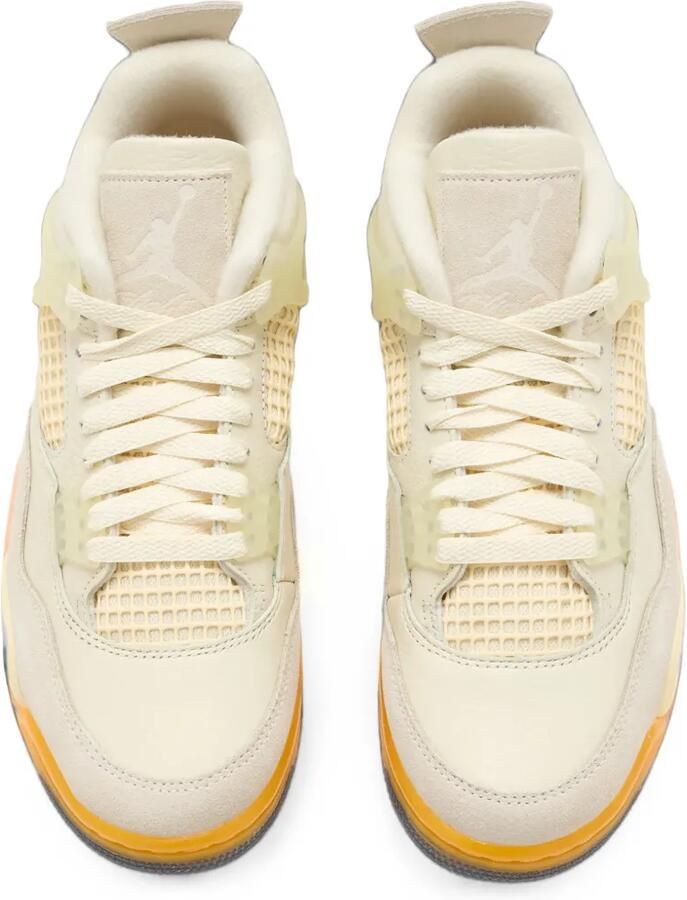 Nike Air Jordan 4 Retro 'Birds of Paradise' sneakers met vlakken Beige - Foto 4