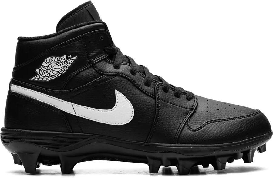 Nike Jordan 1 Mid "Black White" sneakers Zwart