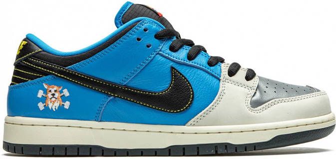 Jordan x Instant Skateboards SB Dunk Low Pro sneakers Blauw