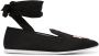 Joshua Sanders Loafers met enkelstrik Zwart - Thumbnail 1