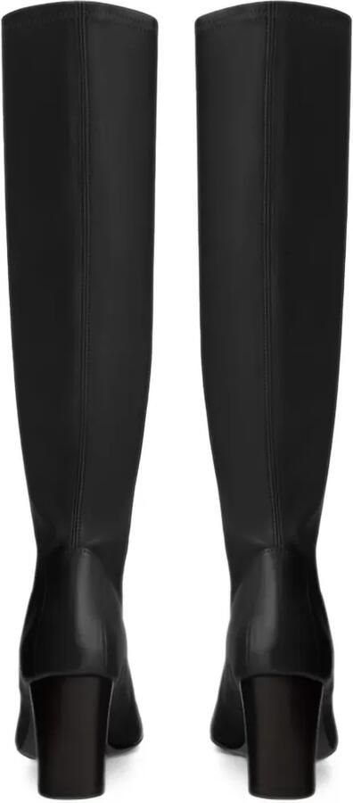 Jude Memo square-toe knee boots Zwart - Foto 4