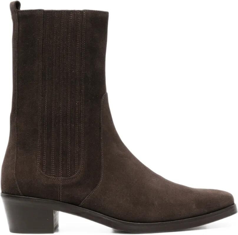 Jude Smoke ankle boots brown suede leather Bruin