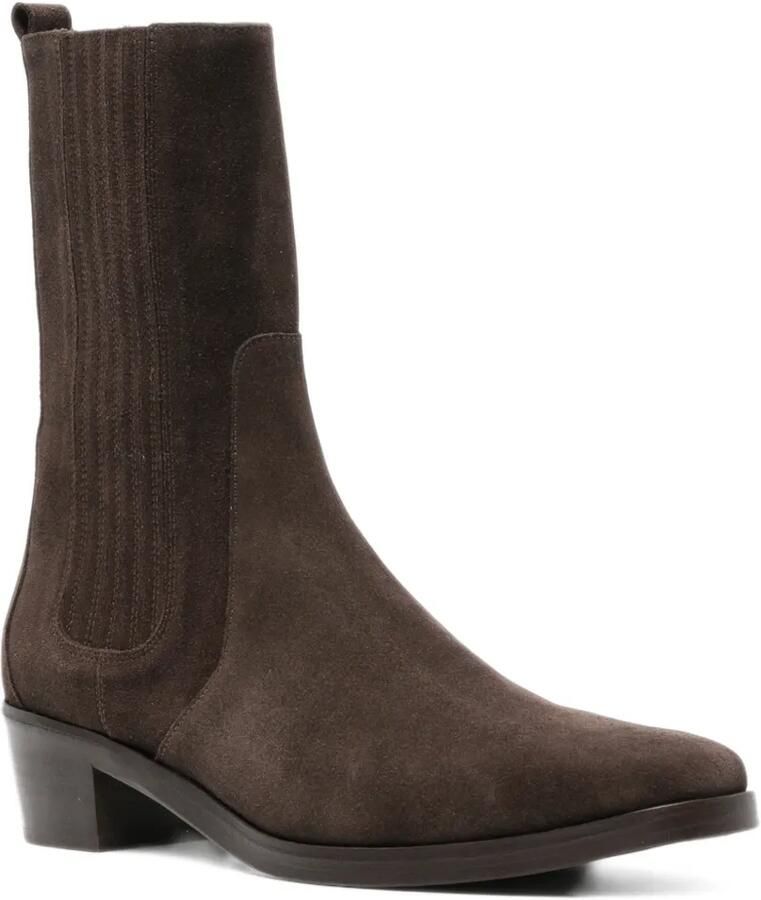 Jude Smoke ankle boots brown suede leather Bruin - Foto 2