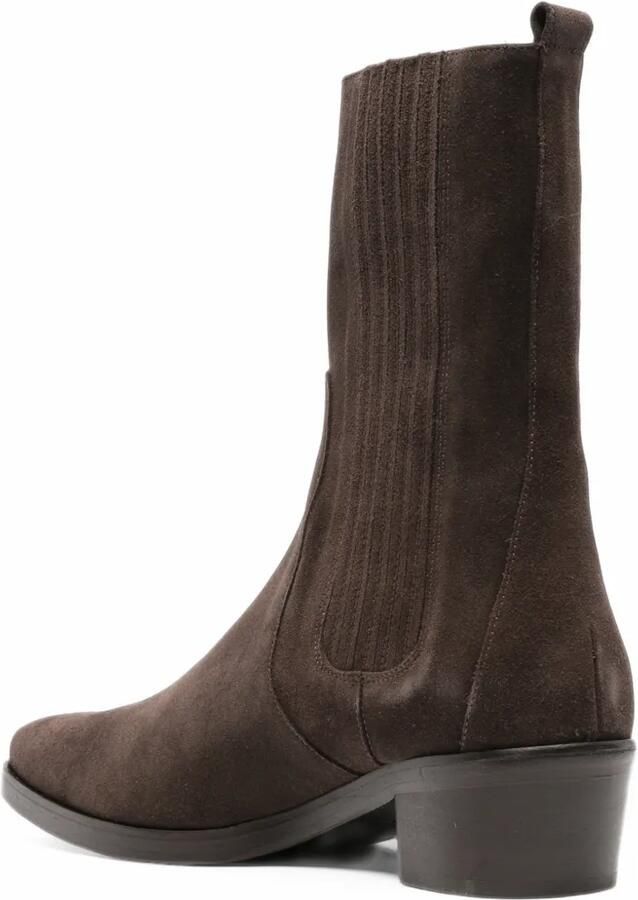 Jude Smoke ankle boots brown suede leather Bruin - Foto 3