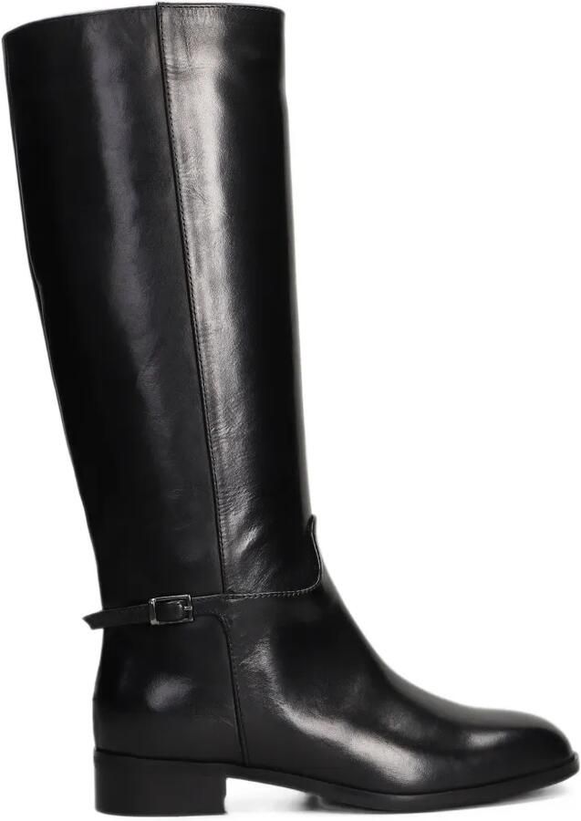Julie Dee buckle-detail leather boots Zwart
