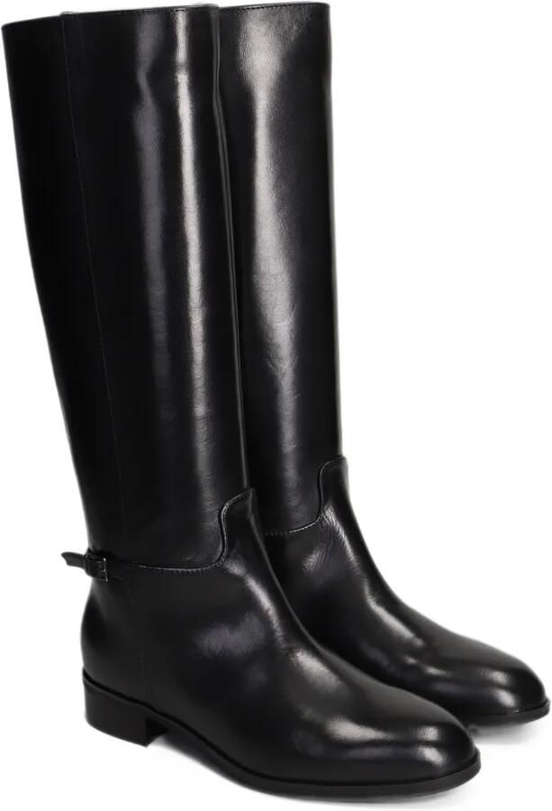 Julie Dee buckle-detail leather boots Zwart - Foto 4