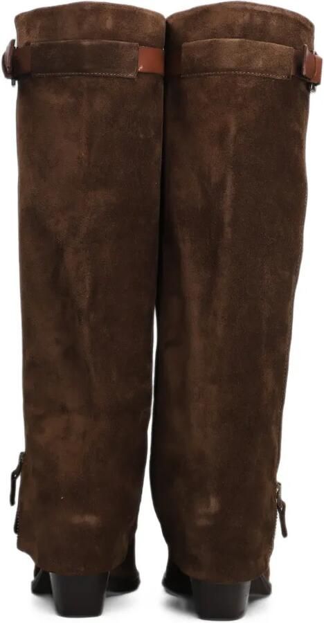 Julie Dee buckle-detail suede boots Bruin - Foto 5