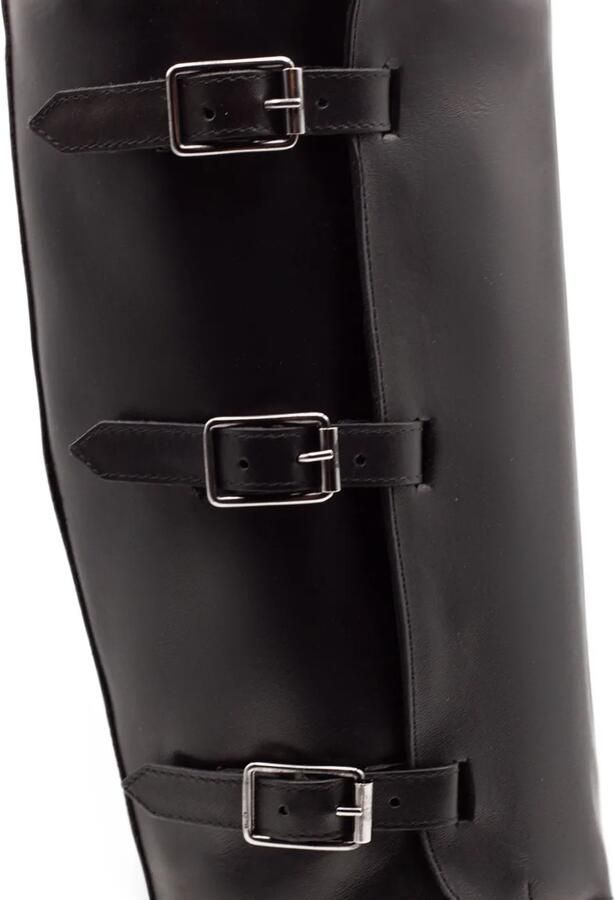Julie Dee buckle-strap biker boots Zwart - Foto 3
