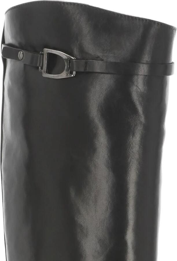 Julie Dee buckle-strap leather boots Zwart - Foto 2