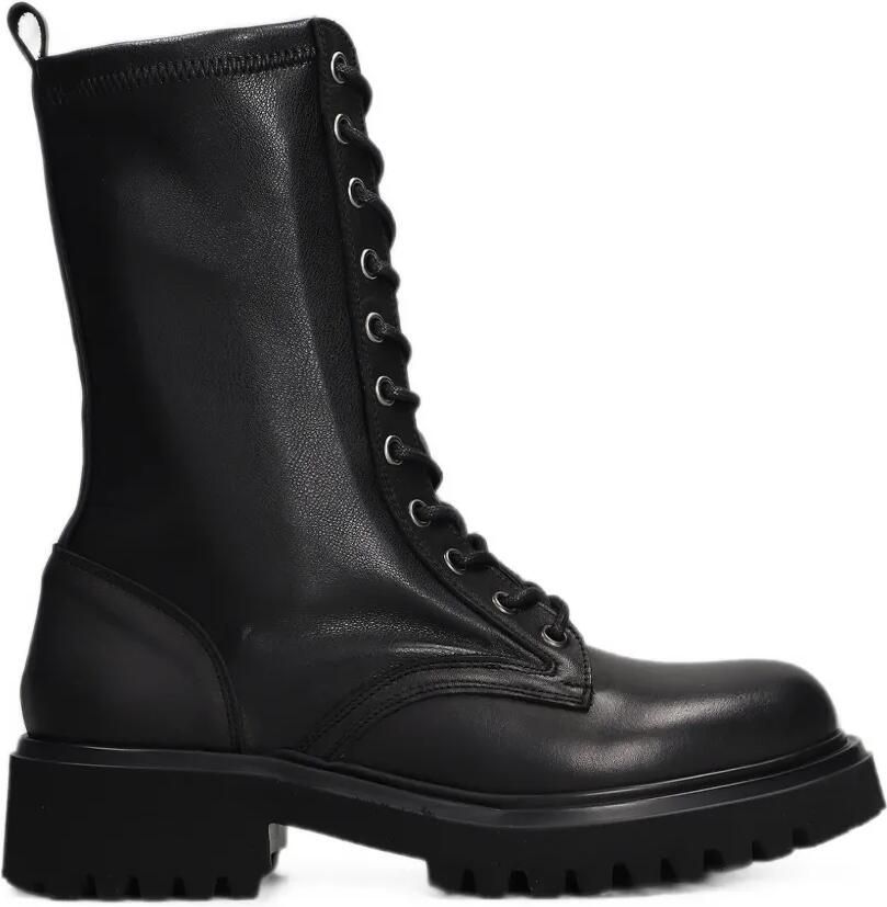 Julie Dee Combat boots Zwart