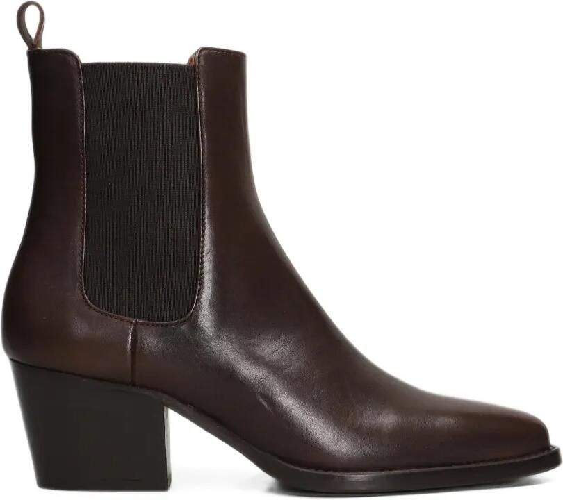 Julie Dee elasticated-panel chelsea ankle boots Bruin
