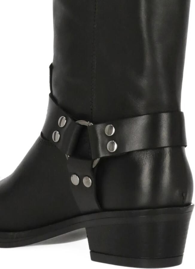 Julie Dee harness-detail leather boots Zwart - Foto 2