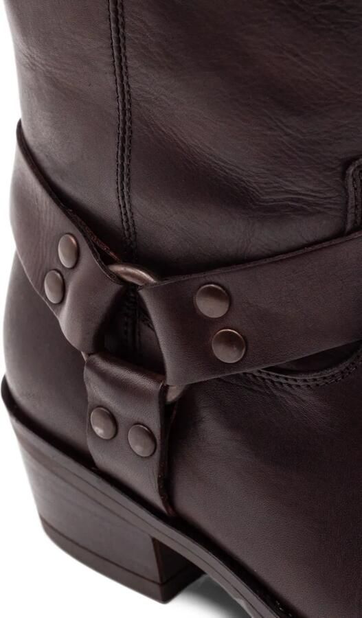 Julie Dee harness-detail square-toe boots Bruin - Foto 5