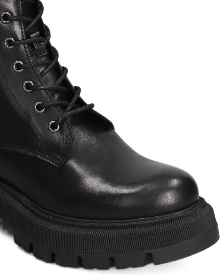 Julie Dee lace-up lug-sole boots Zwart - Foto 2