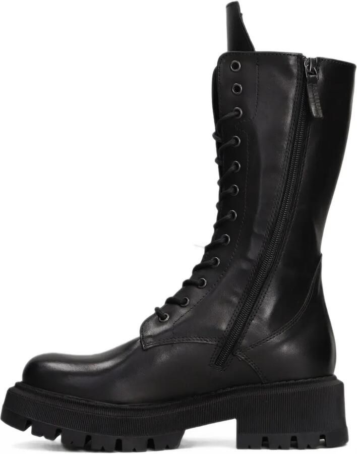 Julie Dee lace-up lug-sole boots Zwart - Foto 3