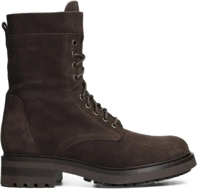 Julie Dee lace-up suede boots Bruin