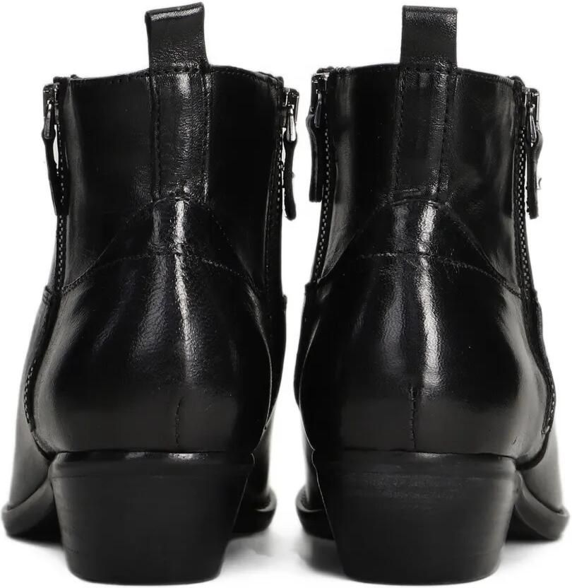 Julie Dee leather ankle boots Zwart - Foto 3