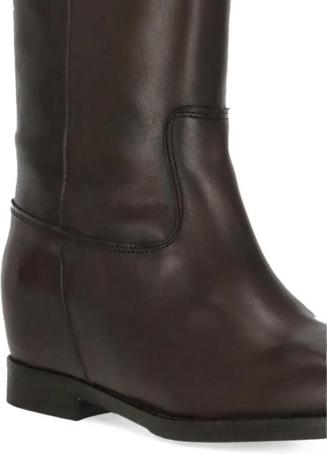 Julie Dee leather knee-high boots Bruin - Foto 2