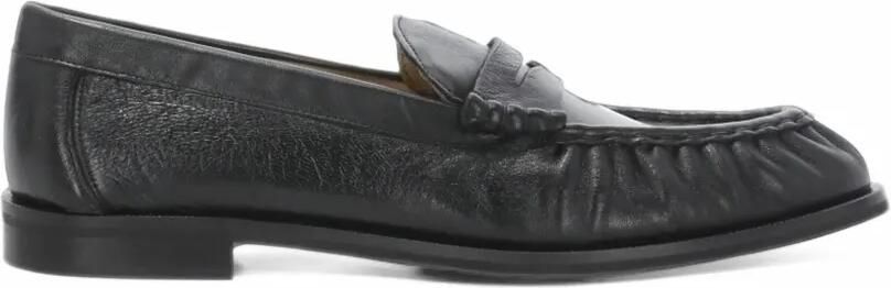 Julie Dee leather loafers Zwart