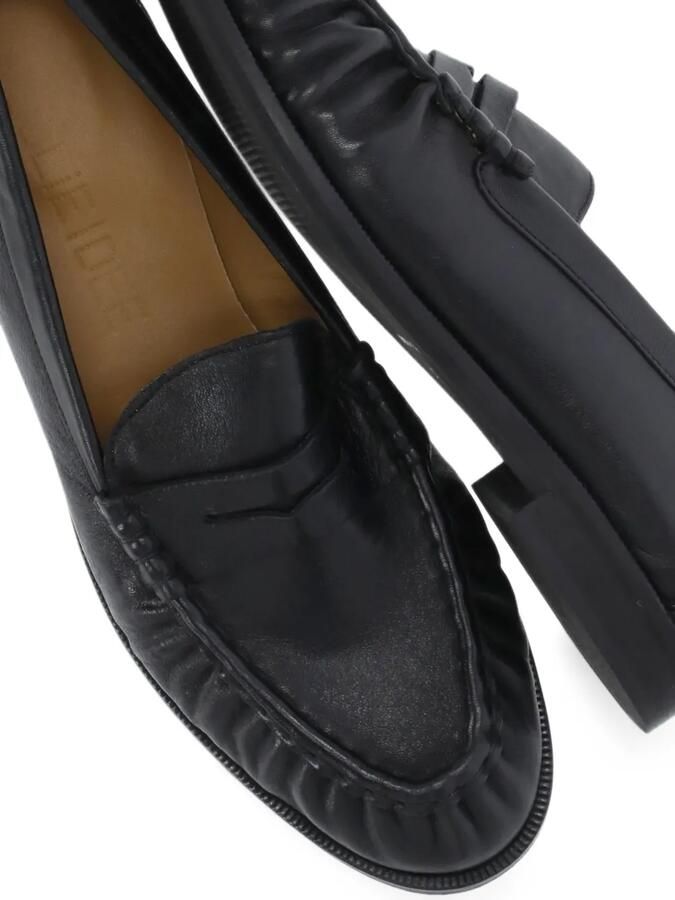 Julie Dee leather loafers Zwart - Foto 2