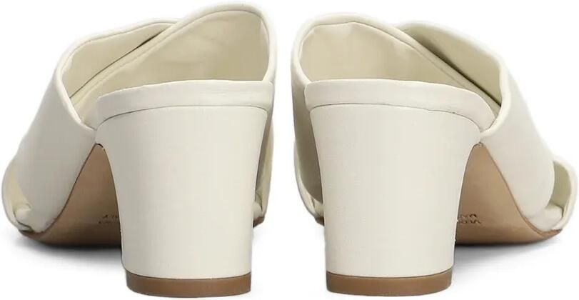Julie Dee Leren muiltjes Beige - Foto 4