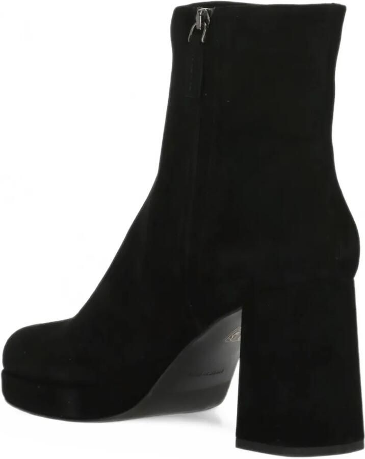 Julie Dee platform suede ankle boots Zwart - Foto 3