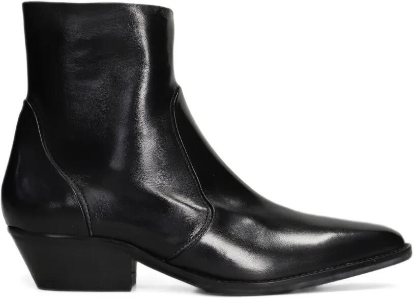 Julie Dee pointed-toe ankle boots Zwart