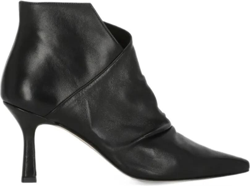 Julie Dee pointed-toe ankle boots Zwart